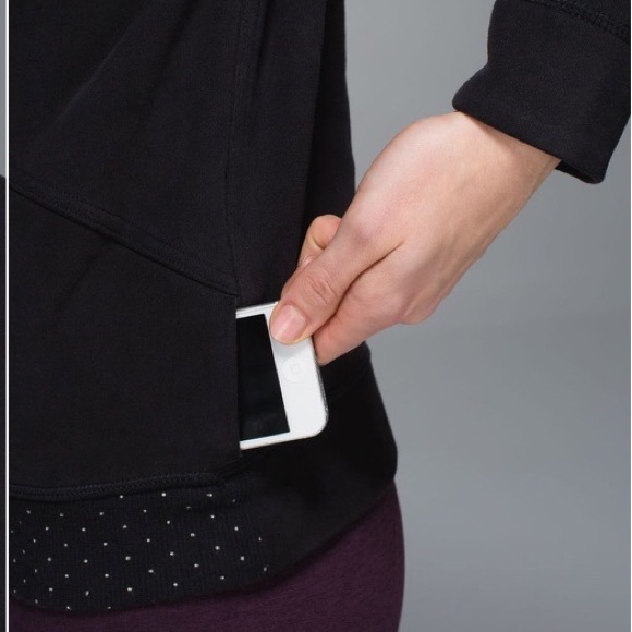 Lululemon Keep Up Crew Black Pullover Sweatshirt sweater - Picture 4 of 11